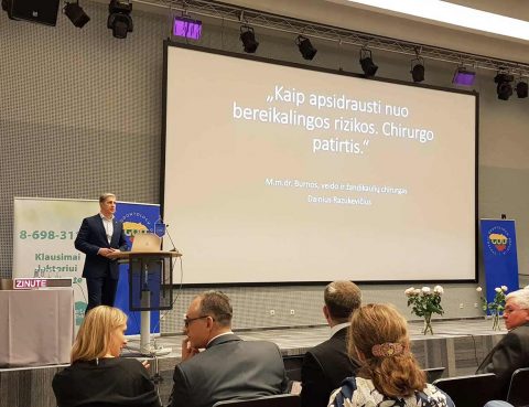 Kaip apsidrausti nuo bereikalingos rizikos? Chirurgo patirtis